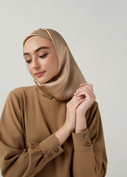 Chocolate Mousse Buttoned Tunic